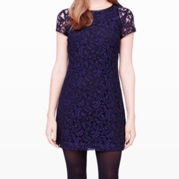 Club Monaco | Dresses | Club Monaco Navy Lace Shift Witherbee Dress |  Poshmark